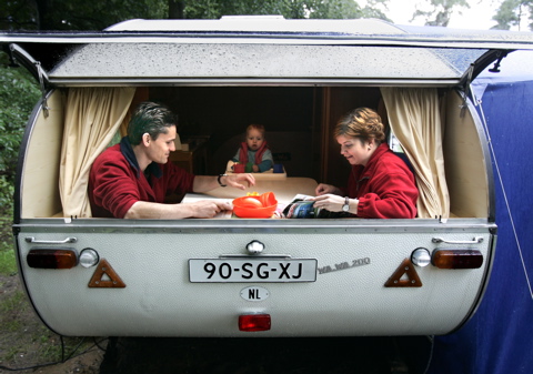 lekker genieten met het panoramaraam open